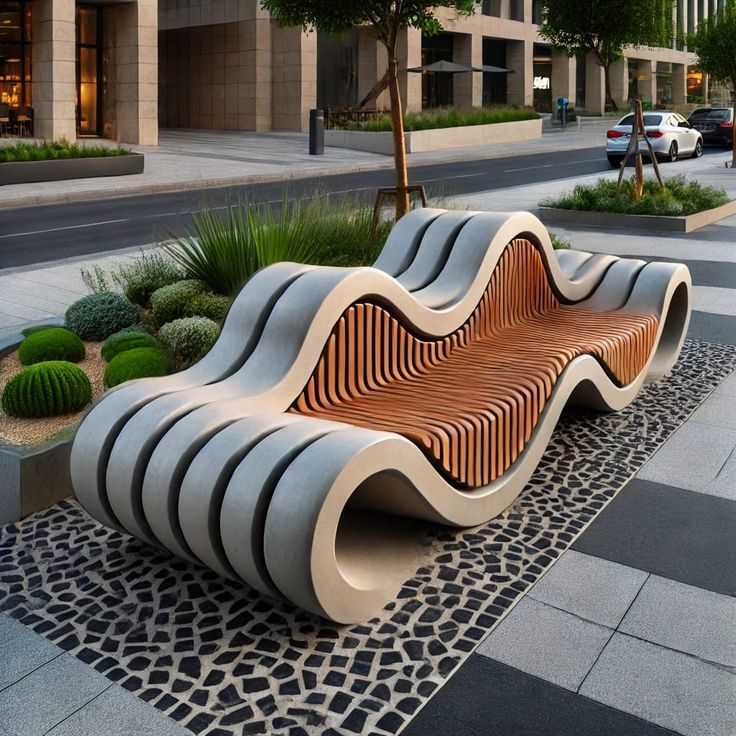 🪑 ۱۰ ایده مدرن مبلمان شهری برای زیباسازی و آرامش شهروندان