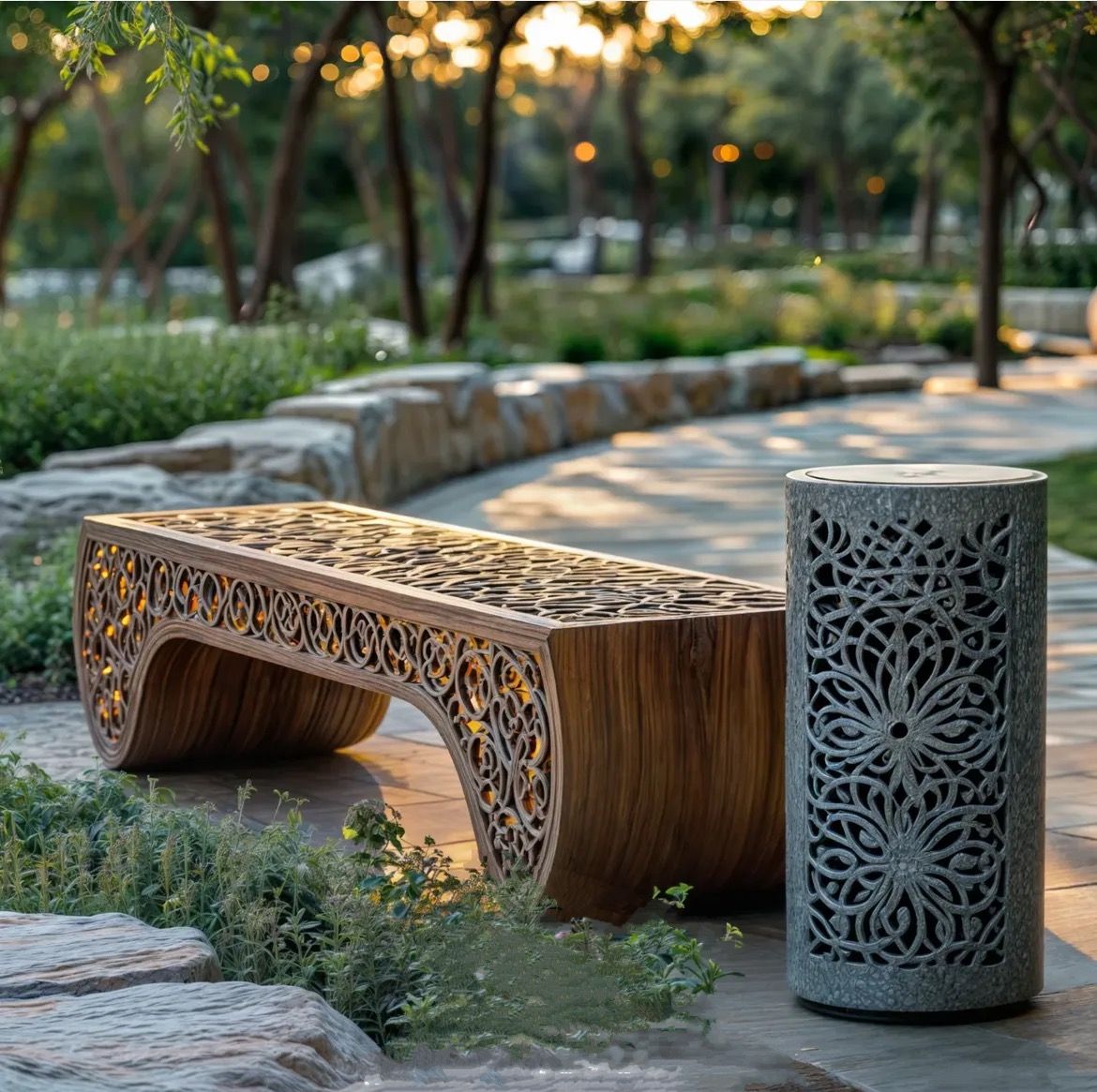 🪑 ۱۰ ایده مدرن مبلمان شهری برای زیباسازی و آرامش شهروندان